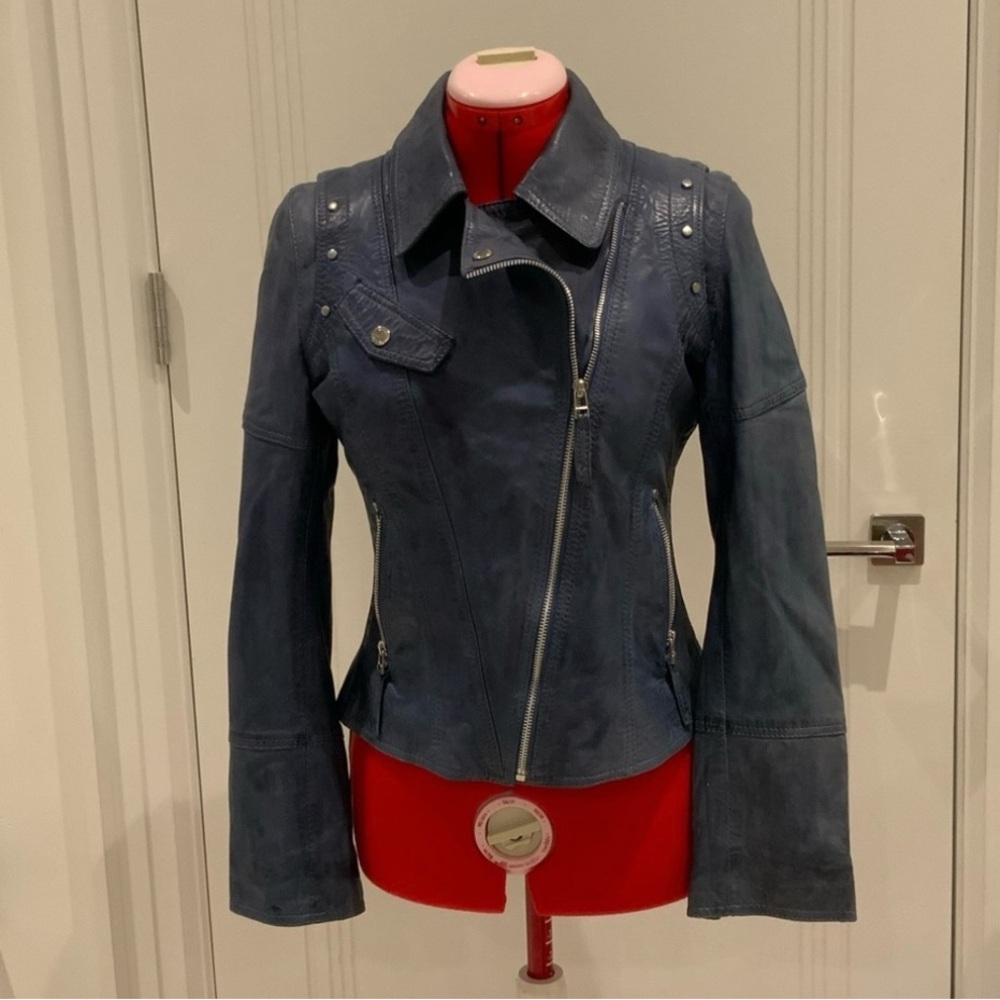 Giorgio Black Leather Jacket